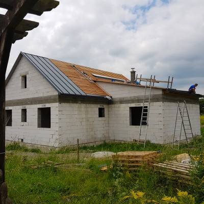 Realizace střechy na rodinném domě